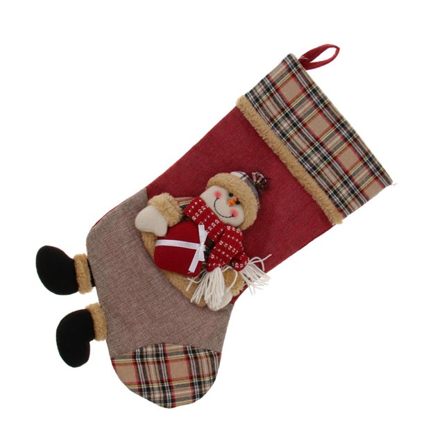 Medias de Navidad Colcomx Árbol de Navidad Decoraciones para colgar en Puerta Ventana estereoscópico