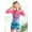 Pink 1, variant on Little Girls Long Sleeve Rashguard One-Piece Swimsuit, Kids Zipper Swimwear Bathing Suit Beach Surfing