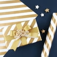 thumbnail image 2 of Gold & White Wrapping Paper - 50x70cm, Kraft Paper, Polka Dots, for Christmas/Birthday/Valentine's, Durable, Cute Design, 2 of 4