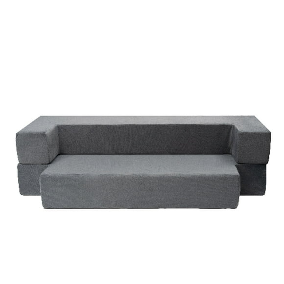 Sillón Memory Foam Plegable Individual Fácil Armado 190 x 100 x 25 cm SOFA CAMA