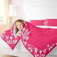 thumbnail image 4 of Feelyou Damask Floral Queen Comforter Set, Western Hippie Mandala Bedding Set, 3pcs, 4 of 8