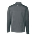 thumbnail image 3 of Men's-Cutter & Buck  Gray FC Cincinnati Traverse Stretch Eco Stripe Quarter-Zip Pullover Top, 3 of 3
