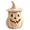 White, 7.9 inch, variant on Wicker Pumpkin Lamp, Woven Pumpkin Candle Holder with Lid, Halloween Pumpkin Decorations, Woven Pumpkin Ornament, Harvest Rustic Seasonal Accent for Indoor Countertop Arrangement, White
