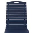 thumbnail image 6 of WestinTrends Outdoor HDPE In-Pool Patio Chaise Lounge Chair With Wheels, Navy Blue, 6 of 13