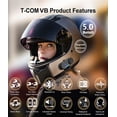 thumbnail image 2 of Auriculares Bluetooth para casco de moto FreedConn TCOM VB, 2 of 7