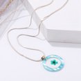 thumbnail image 3 of Bangcool Pendentif Géométrique Simple Séché Collier de Fleurs Collier Charme Collier pour les Femmes, 3 of 10