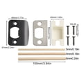 thumbnail image 3 of Door Lock Strike Plate with Spacer Shim Door Security Lock Repair Kits D Type, 3 of 5