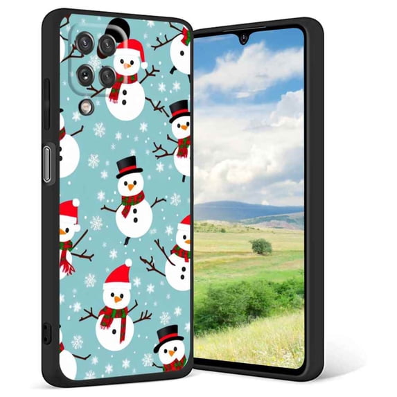 Christmas-Snow-85 Phone Case, Degined for Samsung Galaxy A42 Case Men Women, Flexible Silicone Shockproof Case for Samsung Galaxy A42