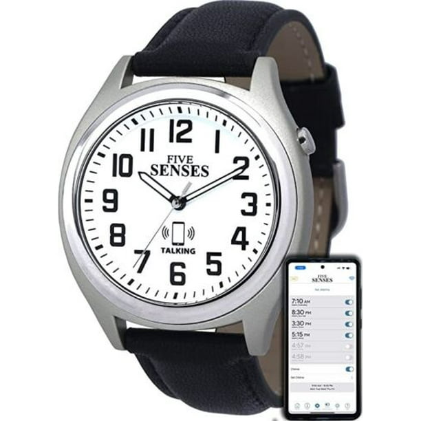 FIVE SENSES Bluetooth Atomic Talking Watch for Visually Impaired App Controlled 2nd Gen