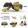 thumbnail image 1 of Helix Freins de Suspension & Direction 788802 1955-1964 Chevy Offset Firewall Mount Power 8 Po. Kit de Booster de Frein Double LS Disque & Disque, 1 of 1