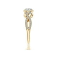 thumbnail image 3 of ANGARA Natural Diamond Engagement Ring in 14K Yellow Gold for Women (Size-5.9mm| Color-K| Clarity-I3) | April Birthstone, Anniversary, Jewelry Gift for Women | Natural Diamond Ring, 3 of 9