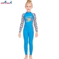 thumbnail image 4 of Muebles multicolores Traje de buceo Mangas largas y pantalones Mono de traje de baño para snorkel Surfing Aplicable a todas las temporadas azul XL sidaley OD003660-14, 4 of 7