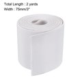 thumbnail image 2 of Uxcell Twill Elastic Band Double Side 3" Flat 2 Yard 1 Roll Flat Elastic Ribbon Cord White for Sewing Waistband, 2 of 6