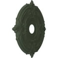 thumbnail image 2 of Ekena Millwork 19"OD x 3 1/2"ID x 1"P Attica Thermoformed PVC Ceiling Medallion (Fits Canopies up to 6 3/4"), UltraCover Satin Hunt Club Green, 2 of 5