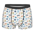 thumbnail image 5 of Uemuo Undersea Animals Pattern Men's Boxer Briefs,Trunk Anti-Chafing,Comfortable, Durable, and Stylish Underwear-X-Large, 5 of 9