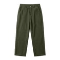 thumbnail image 4 of Guluxicc Men's Corduroy Pants with Multi Pocket Button Front Straight Leg Ribbed Trousers for Everyday Fall Winter, 4 of 5