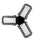thumbnail image 1 of Bombilla LED de cultivo con luces de cultivo plegables de espectro completo para plantas de interior, verduras, invernadero y cultivo hidropónico, lámpara de cultivo con lente protectora | Enchufe, 1 of 8