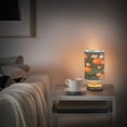 thumbnail image 5 of Yayeee Table Lamp for Bedroom Nightstand LED Portable Bedside Warm Light, Blue Floral Oranges, 5 of 7