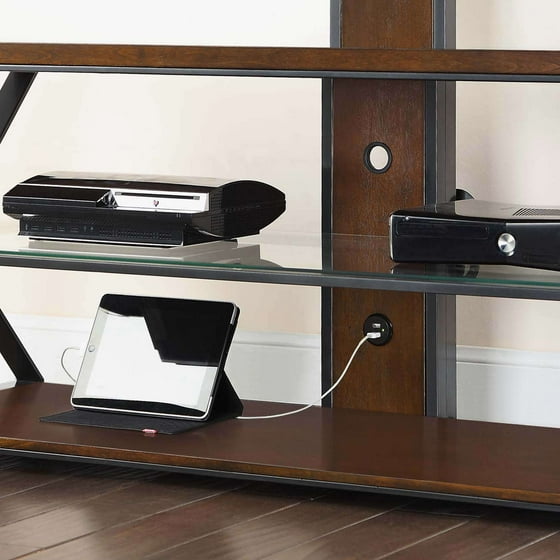 Jaxon 3 In 1 Cognac Tv Stand For Tvs Up To 70