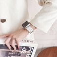 thumbnail image 4 of KAIYANG Para Apple Watch Series 9 8 7 41 mm / 6 5 4 SE (2022) SE (2023) SE 40 mm / 3 2 1 38 mm Correa magnética para reloj Starlight Multicolor, 4 of 5