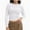 White, variant on Womens Long Sleeve Shirts Basic Crop Tops Going Out Fall Fashion Underscrubs Layer Slim Fit Tops