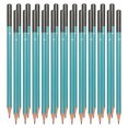 thumbnail image 1 of Uxcell B Drawing Pencils for Sketching, 24PCS Sketch Pencils for Drawing Art Pencils Graphite Wood Pre-sharpened for Drawing Sketching Artist, Hexagonal, Black Refill, Green/Black Pole, 1 of 6