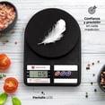 thumbnail image 2 of Báscula Digital Gramera 10kg Cocina Repostería Precisión color negro, 2 of 6