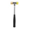 thumbnail image 2 of Brass Head Hammer,Yellow Guitar Plastic Hammer Musical Instrument Accessories Bass Plastic Hammer Next-Gen Design, 2 of 8