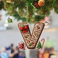 thumbnail image 1 of Adornos Navideños Colgantes con 26 Letras para Árbol de Navidad, Adornos Navideños Personalizados para Hacer Tú Mismo, Decoración Navideña, Decoración Colgante para Árbol de Navidad., 1 of 6
