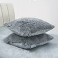 BLEUM CADE Luxury Fluffy Fuzzy Queen Bedding Comforter Set?4 Pieces