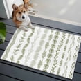 thumbnail image 3 of Sage Green Botanical Entryway Rug 2'x3'&nbsp; Non Slip Front Door Mats, Modern Farmhouse Tropical Leaves Entrance Rugs Indoor Outdoor Carpet, Washable Floor Mats Small Area Rug for Bedroom Kitchen, 3 of 8