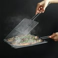 thumbnail image 2 of Cesta para asar Zulema de acero inoxidable para parrilla al aire libre 30x20x21cm, 2 of 8