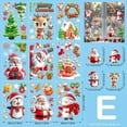 thumbnail image 6 of 155 PCS Christmas Snowflake Window Stickers - Xmas Holiday White Winter Christmas Window Decorations Ornaments(9 Sheets), 6 of 6