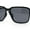 Matte Black - Black, variant on Polarized Rectangular Mens Gentlemanly Simple Frost Plastic Sunglasses Blue - Black