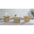thumbnail image 2 of Coaster Devar 3-piece Square Engineered Wood Cocktail Coffee Table Set in Latte, 2 of 15