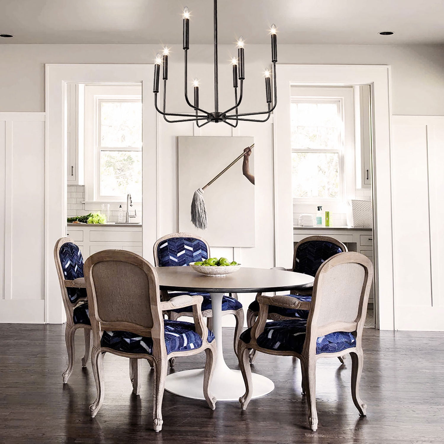 transitional chandelier for dining room