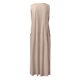 thumbnail image 5 of Vestido largo sin mangas con cuello en V y color liso para mujer: corte holgado, bolsillos, vestido informal cómodo para el día a día., 5 of 5