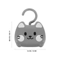 thumbnail image 2 of SEWCHICS Multi Functional Grey Cat Clip Hooks for Clothes Bathroom Kitchen Space Saving, 2 of 8