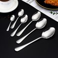 thumbnail image 2 of 12pcs Stainless Steel Coffee Spoon Dinnerware Tea Spoon Silver Ice Cream Spoons Kitchen Accessories Bar Decoration Coffee Maker heqiyong LED, 2 of 2
