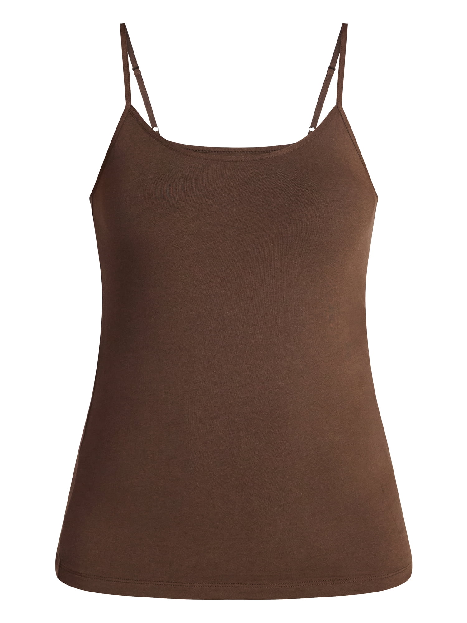 Time and Tru Women’s Adjustable Strap Cami, Sizes XS-XXXL