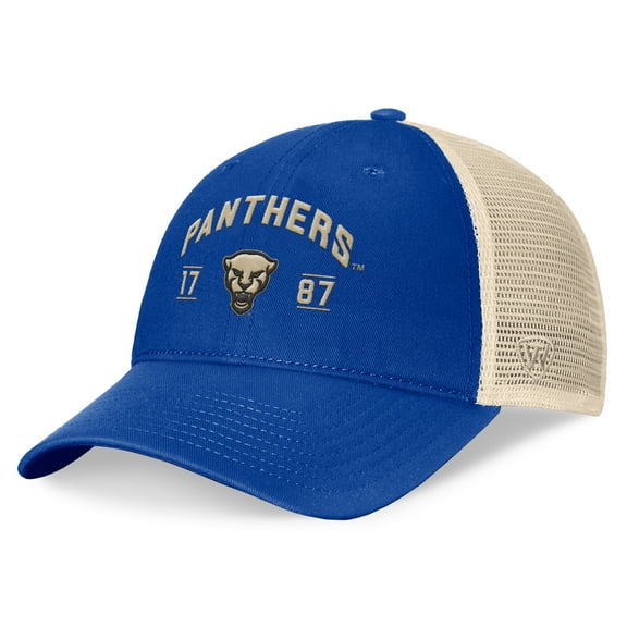 Men's Top of the World Royal Pitt Panthers Heritage Waylon Trucker Adjustable Hat