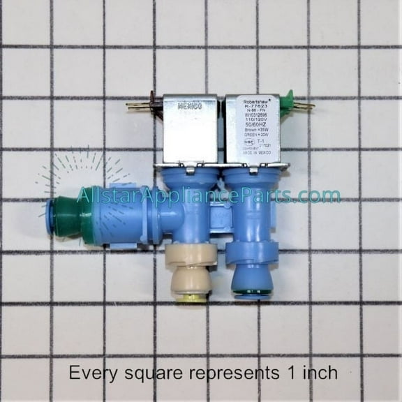 Whirlpool Refrigerator Water Inlet Valve WPW10312696