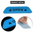 thumbnail image 4 of Unique Bargains 4pcs Car Door Reflective Sticker Open Warning Tape Safety Sign Decal Warning Mark Night Reflective for Auto Blue, 4 of 7