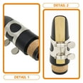 thumbnail image 6 of ROSENICE 1Pack Black ABS Miniature Clarinet for Beginner Practice Wind Instrument Compact Size 14.9x2.5x2.5in, 6 of 8