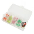 thumbnail image 2 of Kit de Señuelos de Pesca, cebos de silicona, TPE, cola en T suave con anzuelos de pesca, caja de transporte transparente para agua dulce y salada YUNYI BRAND  Deportes, 2 of 8