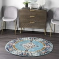 thumbnail image 6 of nuLOOM Veronica Vintage Distressed Runner Rug, 2' 6" x 10', Aqua, 6 of 8
