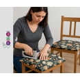 thumbnail image 4 of Soimoi Home & Outdoor Upholstery Fabric - Floral Theme - 56" Wide By 10 Yard - Ideal for Chairs, Table Covers & DIY Projects - Blue, 4 of 7