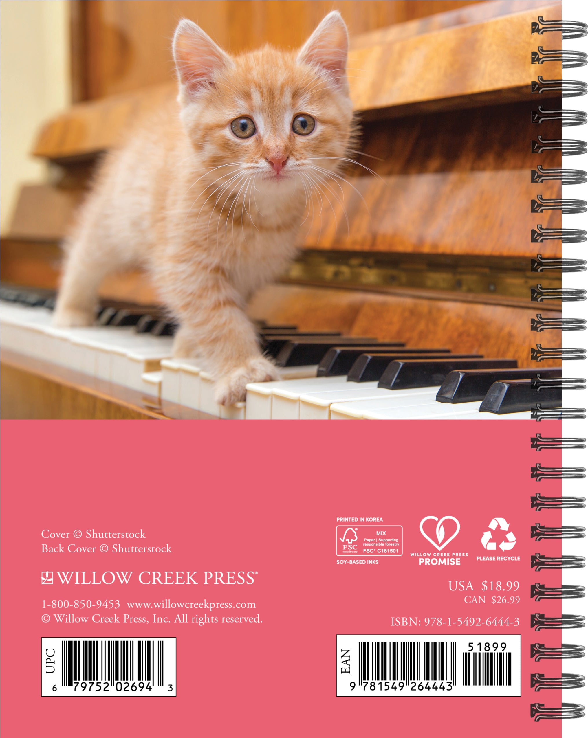 Willow Creek Press, What Cats Teach Us 2027 Engagement Calendar