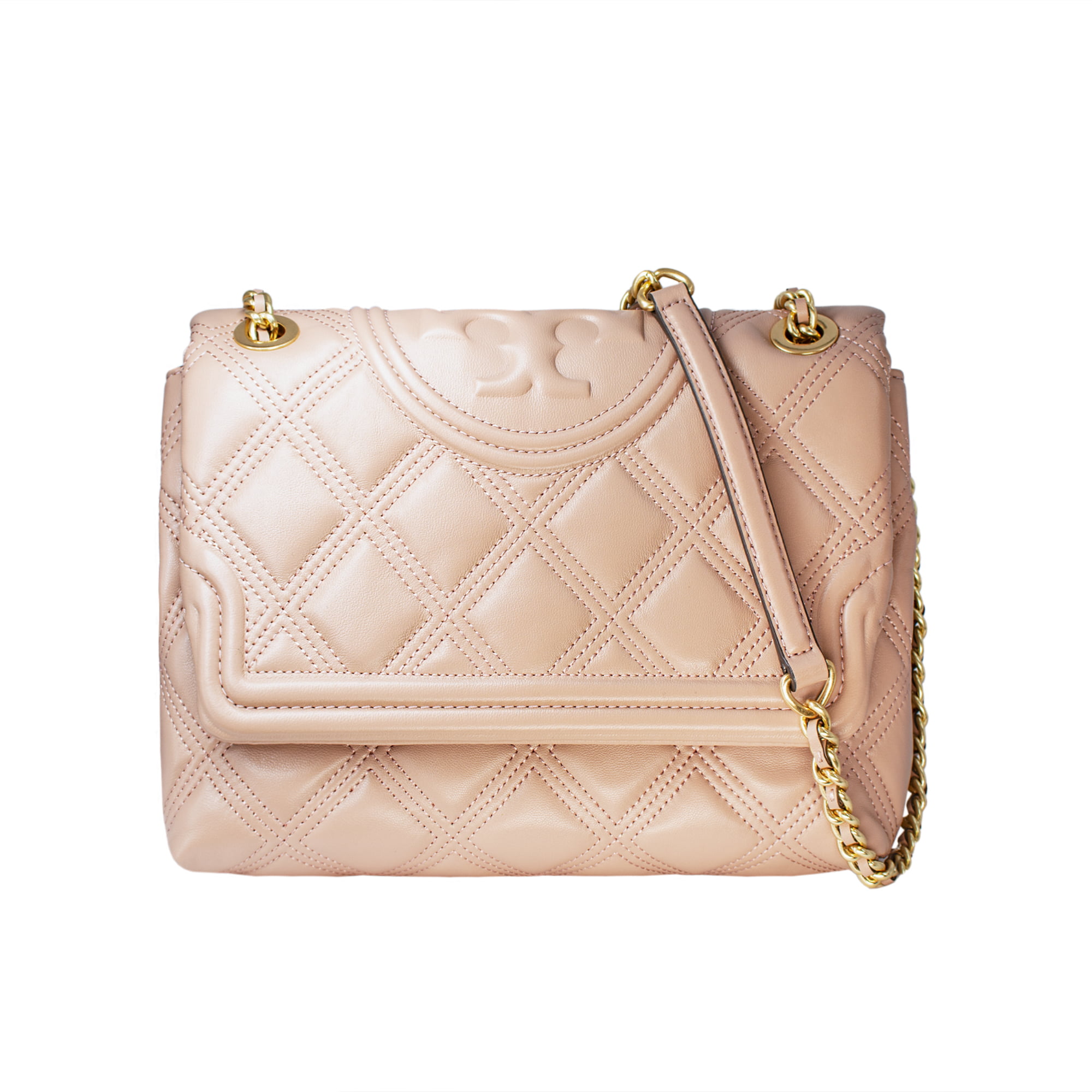 Tory Burch Women's Pink Moon Soft Fleming Convertible Shoulder Bag,  56716-689 