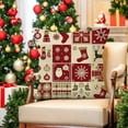thumbnail image 2 of Dmlowu Christmas Pillow Covers for Couch, Thickened Christmas Pillow Covers 18x18, Comfortable Christmas Throw Pillows Covers for Holiday Party Christmas Decorations, 2 of 9